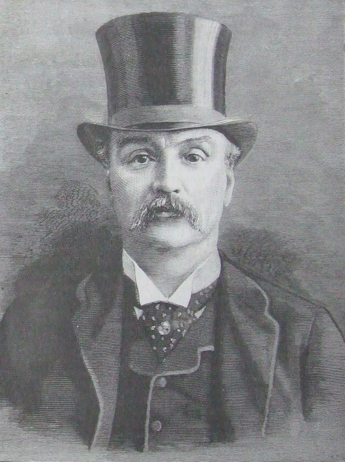 James Maybrick (1889-08-24). Period illustration: an artist's impression, not a photograph or verified likeness